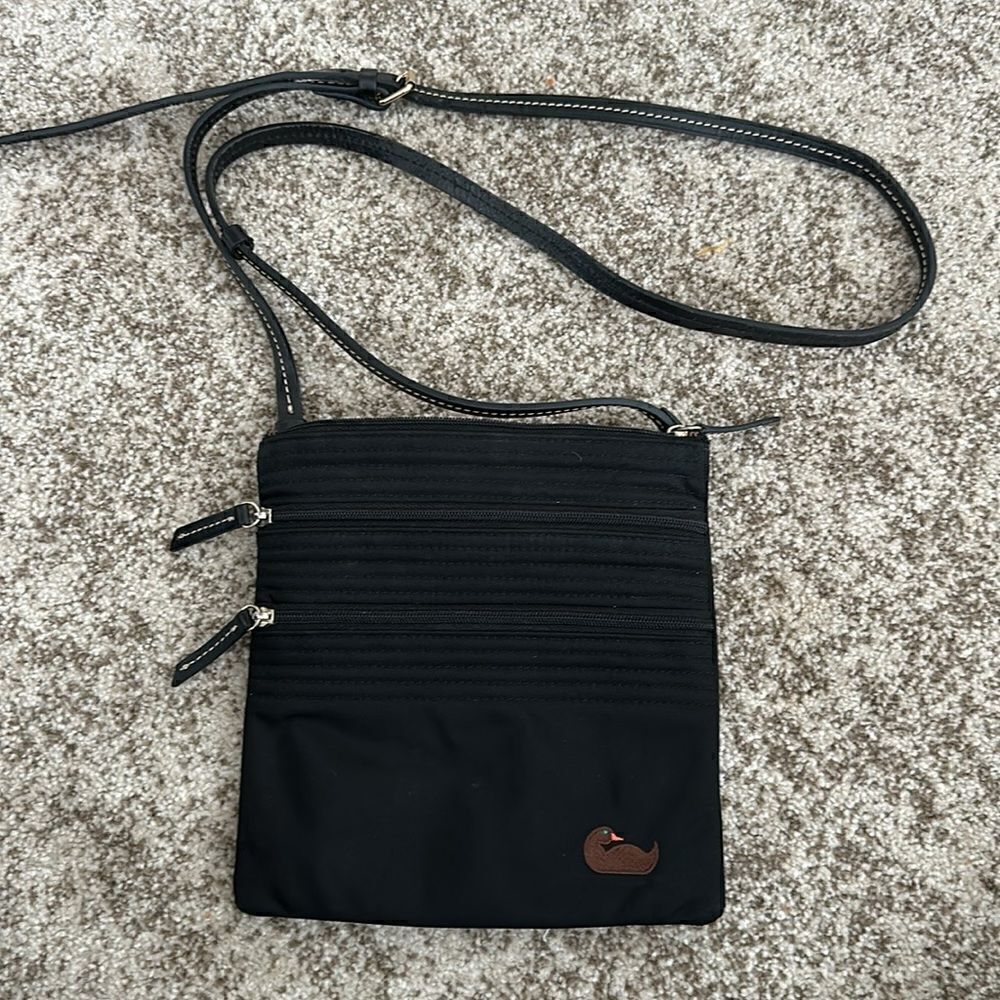 Dooney & Bourke Black Nylon Crossbody Bag